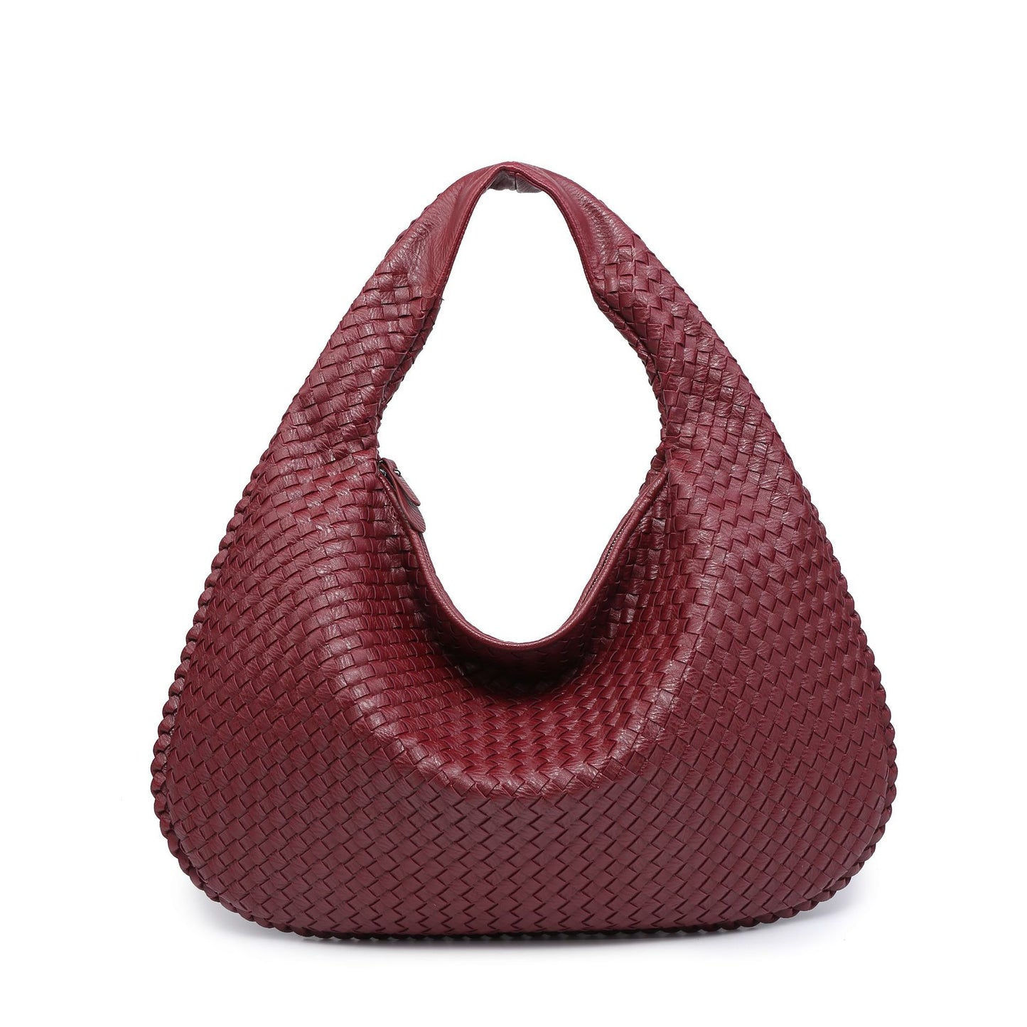Woven female dumpling package new simple big brand shoulder bag autumn and winter fashion casual large bag