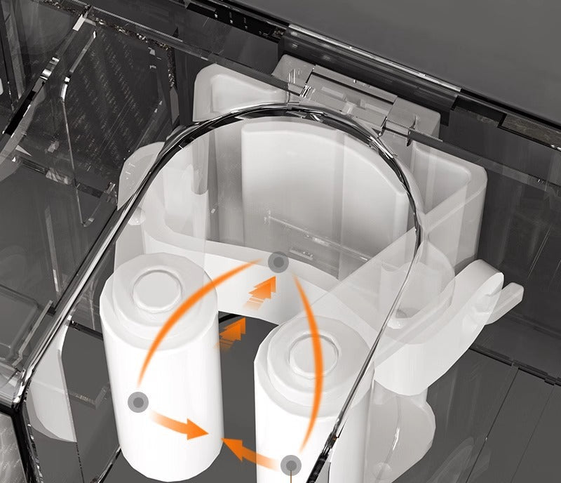 Plain style mop wall hanging clip broom mop no punch hook fixed shelf Bathroom door back shelf