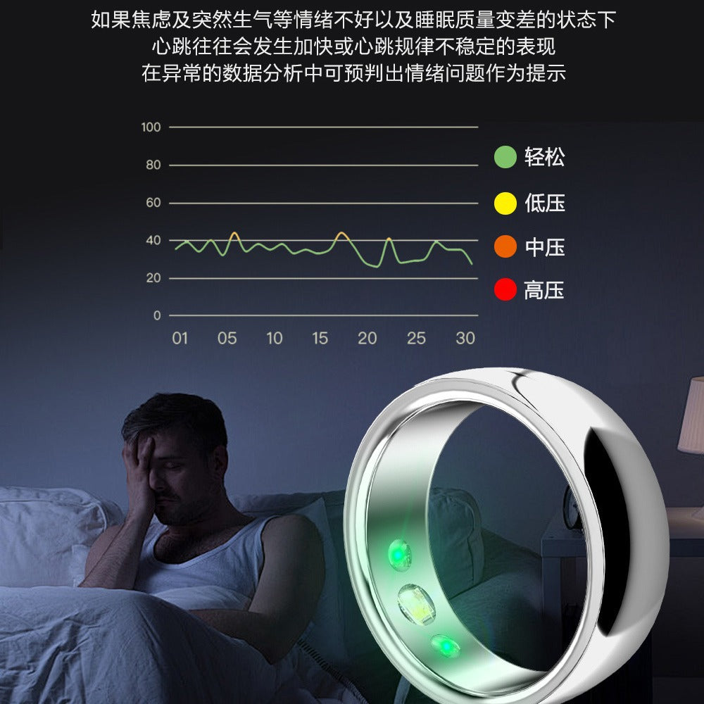 SR300 Men art Ring Heart Rate Blood Pressure Blood Oxygen Temperature Sleep Monitor Health Fitness Women art Rings New