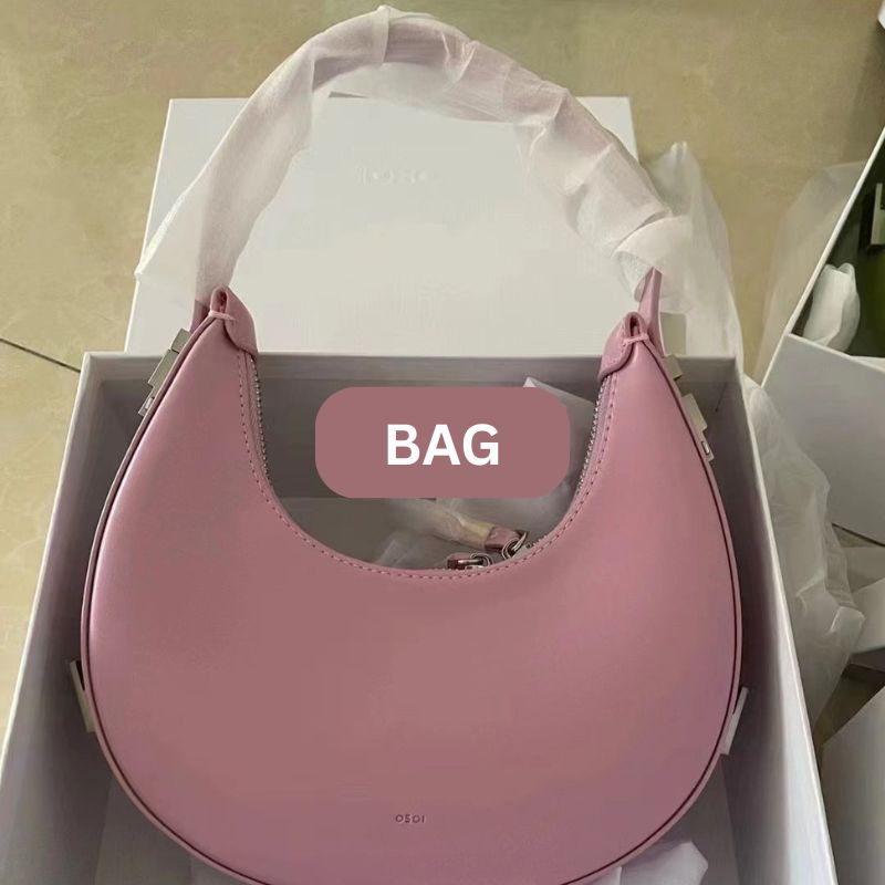 osoi new month bag niche underarm half month bag fashion casual cowhide shoulder bag