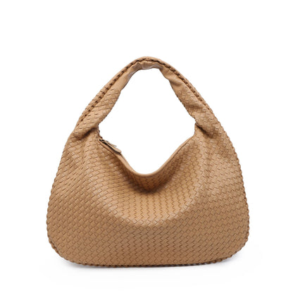Woven female dumpling package new simple big brand shoulder bag autumn and winter fashion casual large bag