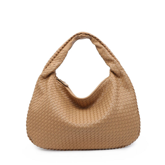 Woven female dumpling package new simple big brand shoulder bag autumn and winter fashion casual large bag