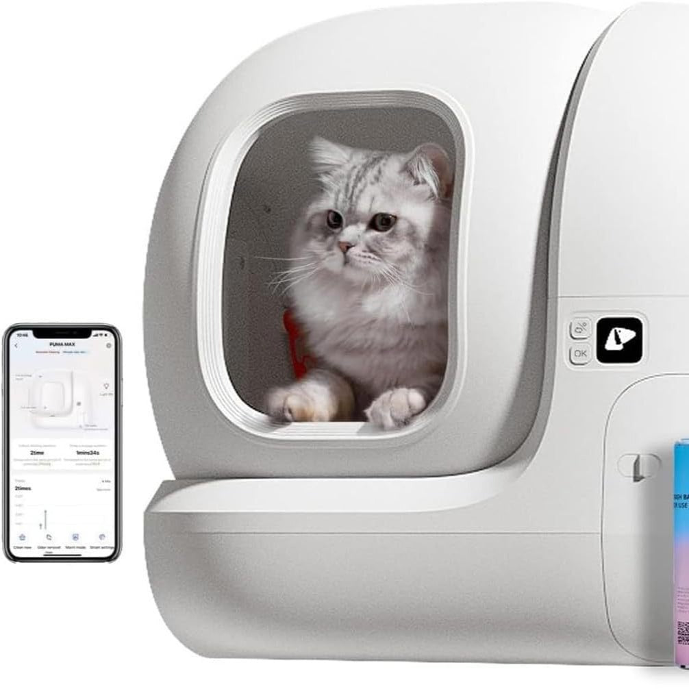 The international version of PETKIT is all, with PURA MAX T4 self-cleaning art cat litter box
