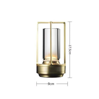 Touch night lamp USB charging decorative lamp Creative bar camping bedside lamp Nightlight supply