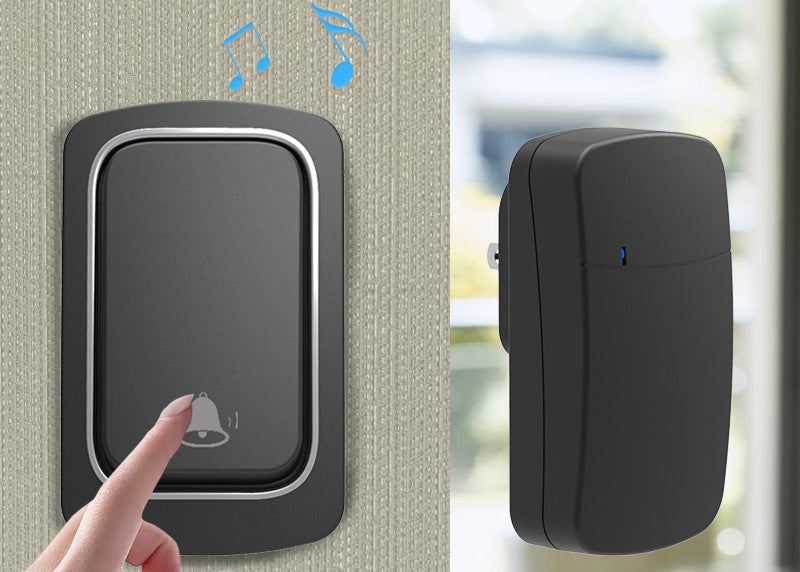 Self-electric wireless doorbell art home wireless doorbell anti-elderly caller Ding-dong machine doorbell
