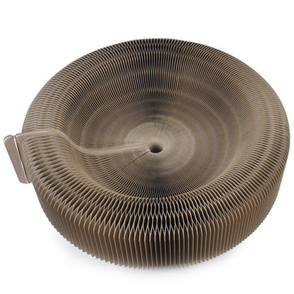 Stock cat supplies organ cat scratch board folding corrugated cat litter tuba