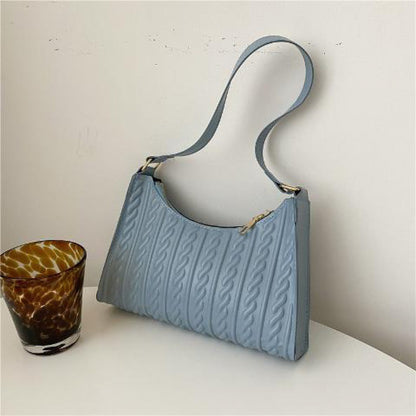 Summer tide texture armpit baguette bag female bag new style all all design hand bill of lading shoulder bag female