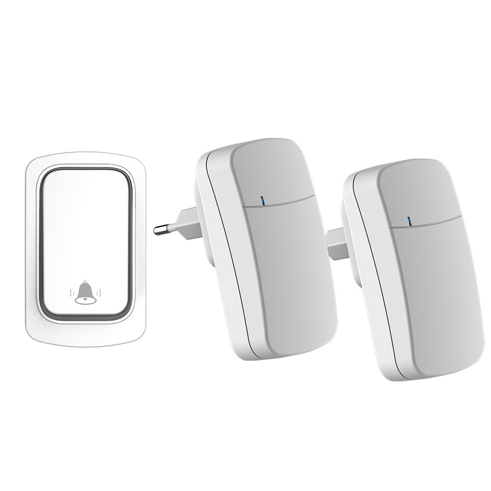 Self-electric wireless doorbell art home wireless doorbell anti-elderly caller Ding-dong machine doorbell