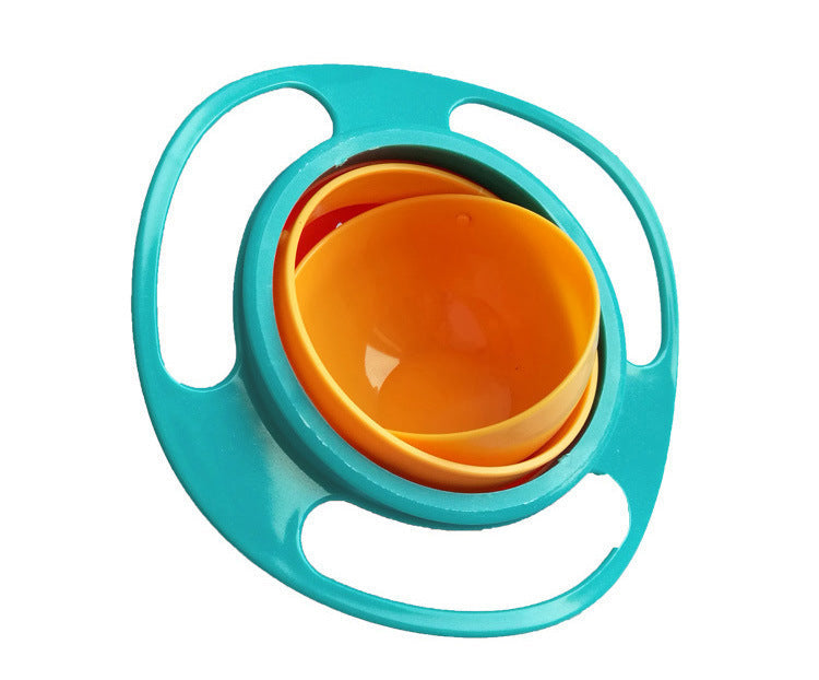 Saucer Bowl Balance bowl 360 degree rotation without spilling bowl Baby Bowl Children's bowl Fun gyro bowl