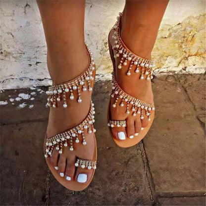 Pearl Glam Sandalen™ 🩴