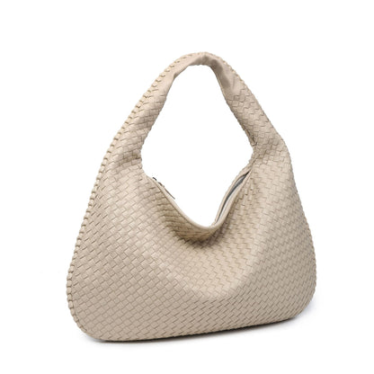 Woven female dumpling package new simple big brand shoulder bag autumn and winter fashion casual large bag