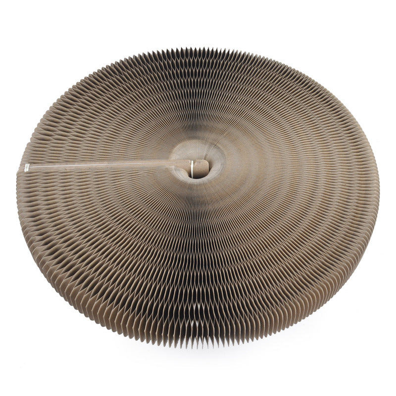 Stock cat supplies organ cat scratch board folding corrugated cat litter tuba