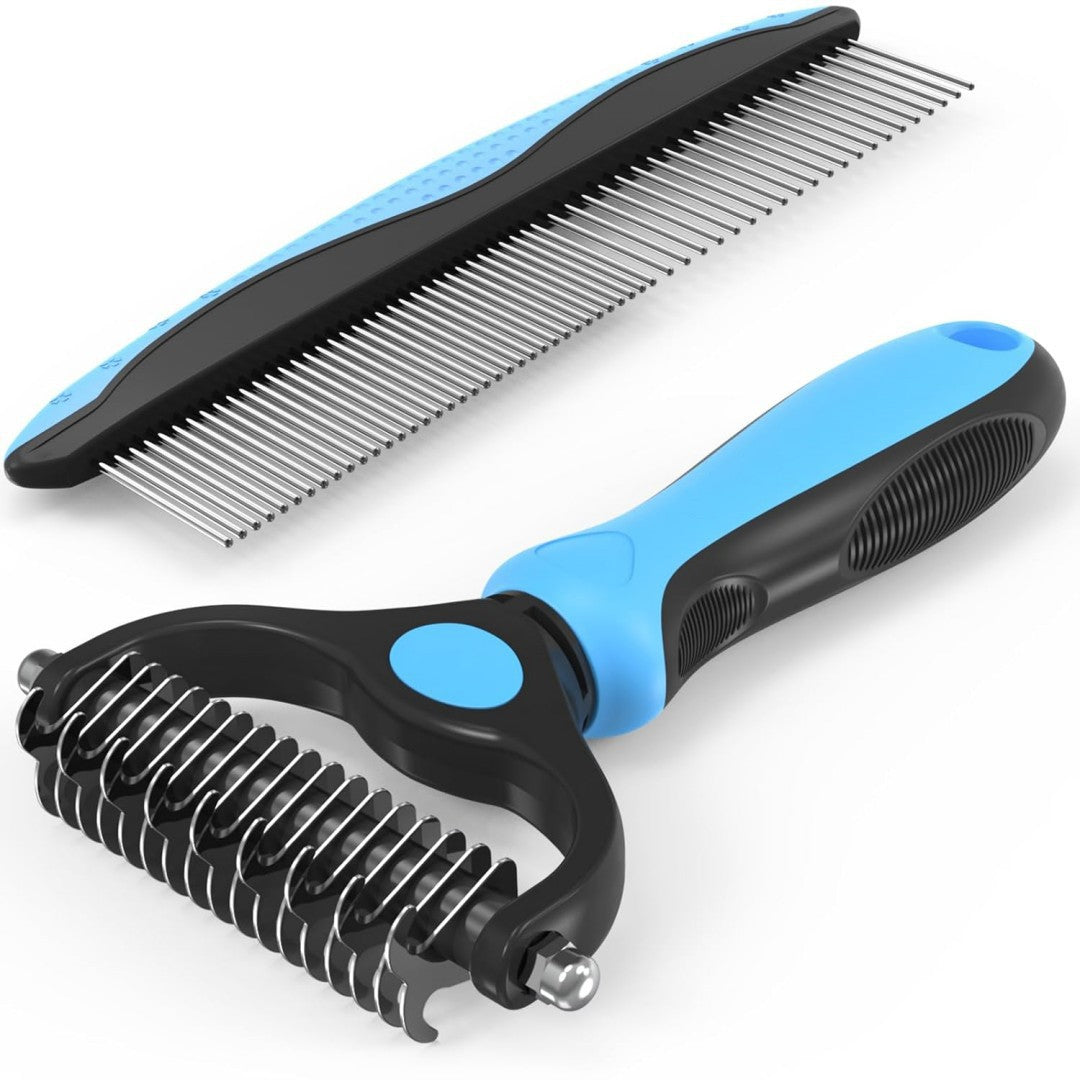 Pet knotting comb Dog hair comb Double-sided brush to remove floating hair detangler Cat comb hair removal comb