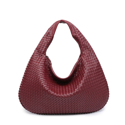 Woven female dumpling package new simple big brand shoulder bag autumn and winter fashion casual large bag