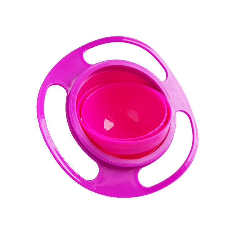 Saucer Bowl Balance bowl 360 degree rotation without spilling bowl Baby Bowl Children's bowl Fun gyro bowl