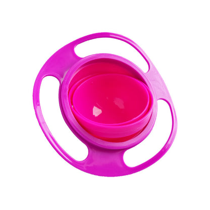 Saucer Bowl Balance bowl 360 degree rotation without spilling bowl Baby Bowl Children's bowl Fun gyro bowl