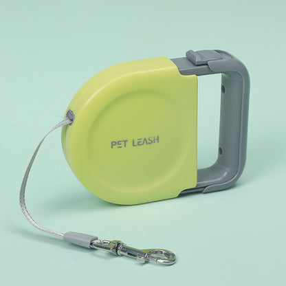 Original pet tractor Retractable handle for dog walking automatic retractable leash Portable 5-meter dog leash