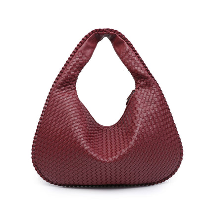 Woven female dumpling package new simple big brand shoulder bag autumn and winter fashion casual large bag