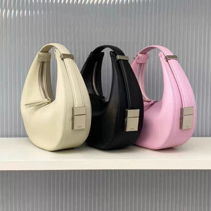 osoi new month bag niche underarm half month bag fashion casual cowhide shoulder bag