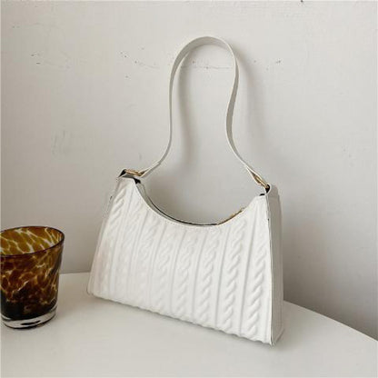 Summer tide texture armpit baguette bag female bag new style all all design hand bill of lading shoulder bag female