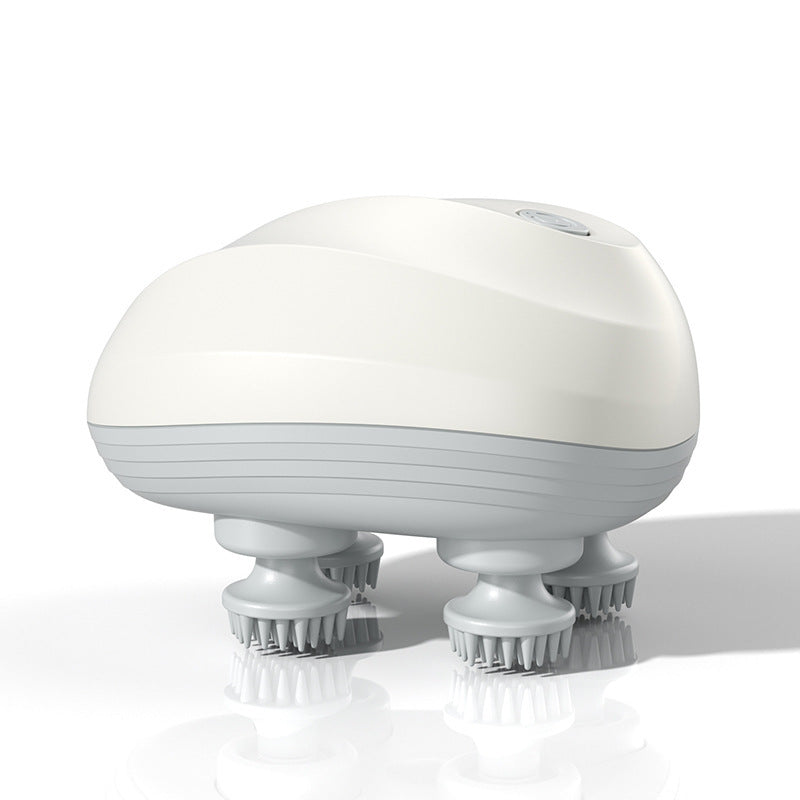 Multifunctional cervical spine massager Rechargeable head massage trument Octopus massage intelligent scalp massager