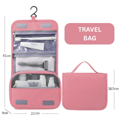 Travel collapsible dry and wet separation toiletry bag Men's makeup storage bag Makeup bag