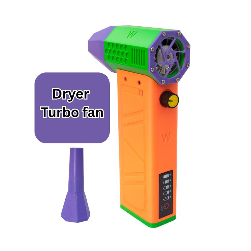 Violent Hair Dryer Turbo fan 140,000 RPM high-speed turbo brushless handheld bypass charging