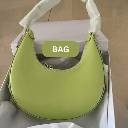 osoi new month bag niche underarm half month bag fashion casual cowhide shoulder bag