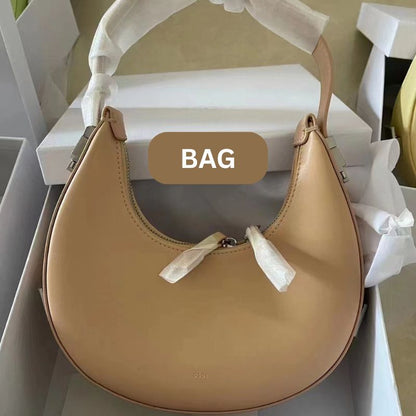 osoi new month bag niche underarm half month bag fashion casual cowhide shoulder bag