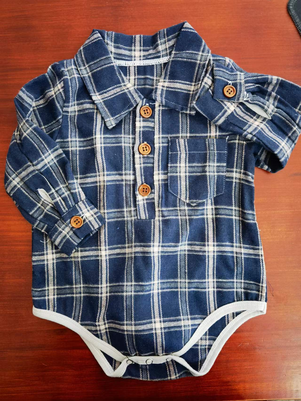 Plaid Baby Romper™ 👶