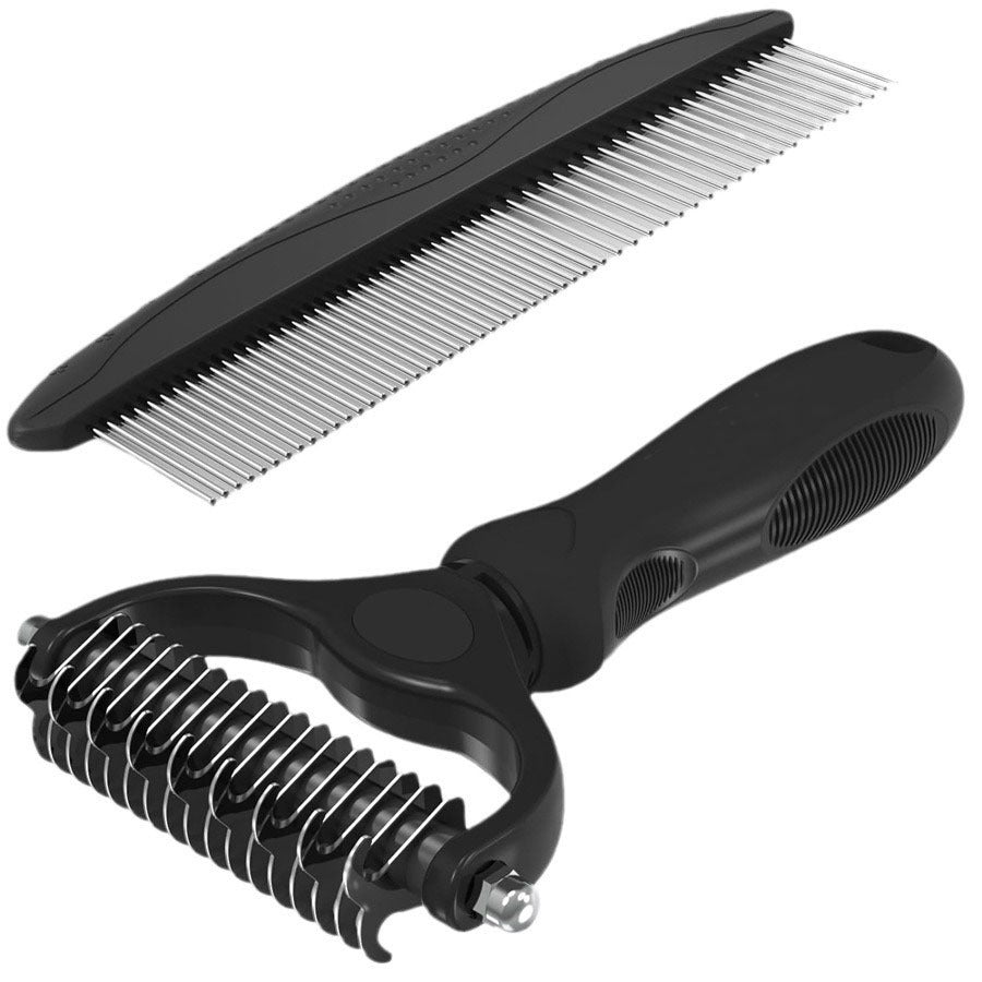 Pet knotting comb Dog hair comb Double-sided brush to remove floating hair detangler Cat comb hair removal comb