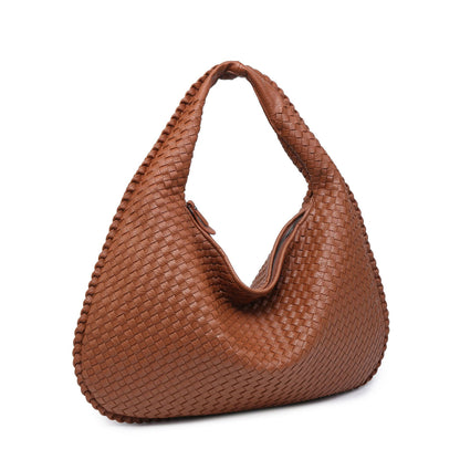 Woven female dumpling package new simple big brand shoulder bag autumn and winter fashion casual large bag