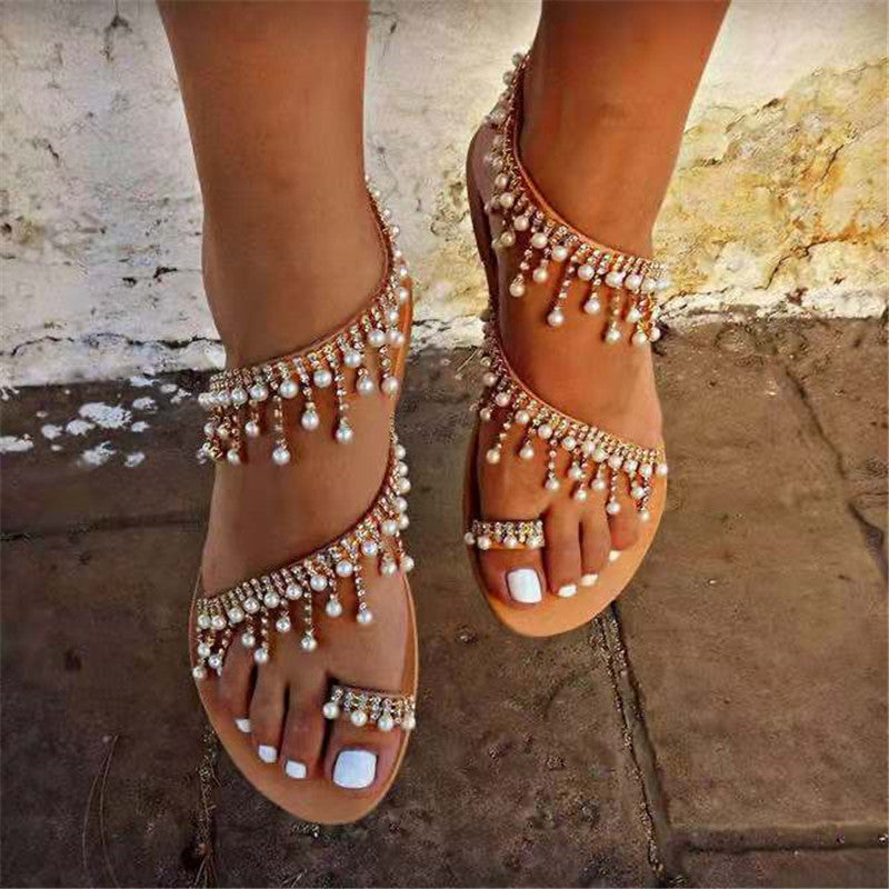 Pearl Glam Sandalen™ 🩴