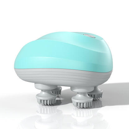 Multifunctional cervical spine massager Rechargeable head massage trument Octopus massage intelligent scalp massager