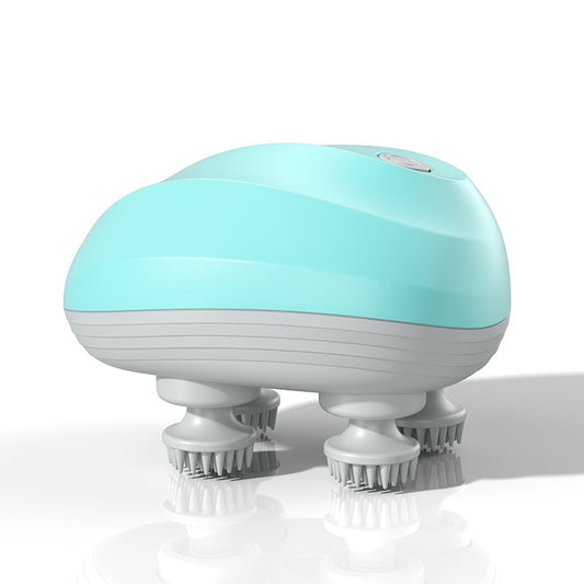 Multifunctional cervical spine massager Rechargeable head massage trument Octopus massage intelligent scalp massager