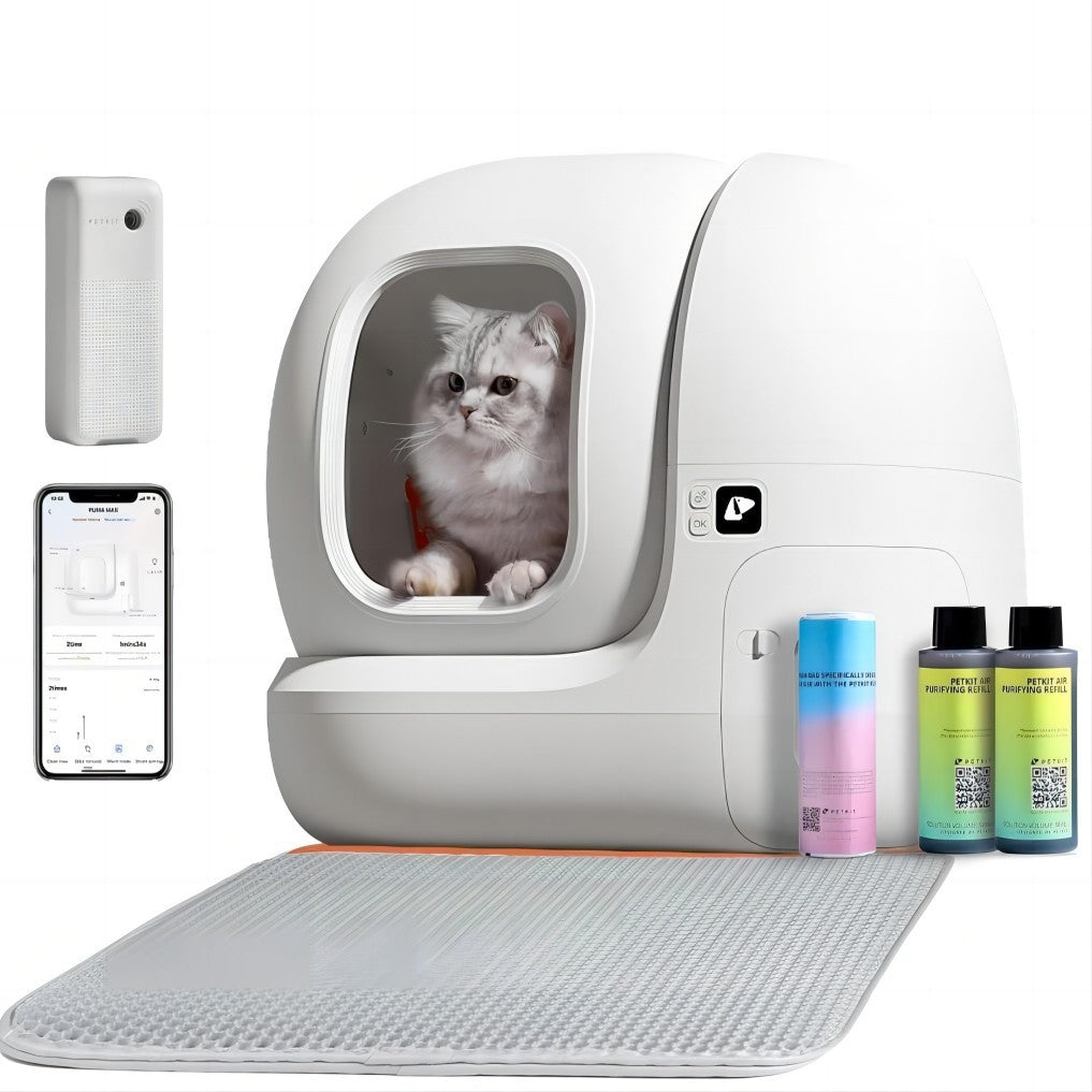 The international version of PETKIT is all, with PURA MAX T4 self-cleaning art cat litter box
