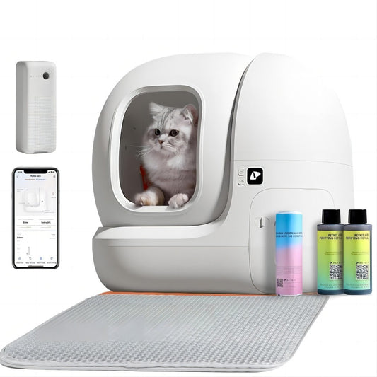 The international version of PETKIT is all, with PURA MAX T4 self-cleaning art cat litter box