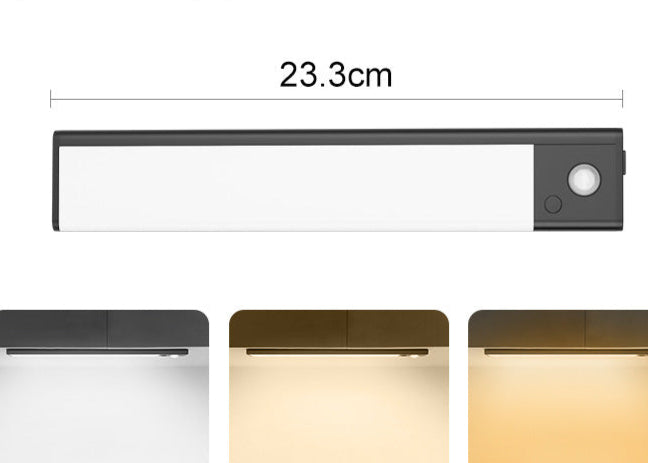 art wireless body sensing light nightlight led ultra-thin cabinet light charging wine suction closet light strip