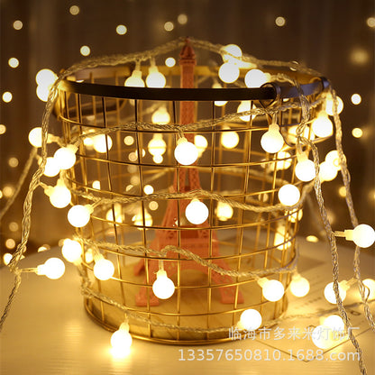 שמש מחרוזת אורות חיצוני 200 Led קריסטל גלוב אורות עמיד למים שמש לויה פיות אור עבור גן חג המולד הרמדאן דקור