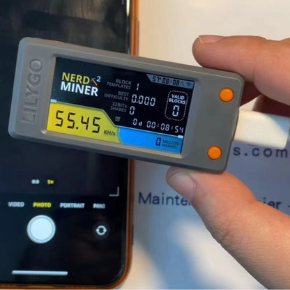 SOLO Lotto Mini BTC Winner nerdminer Pop Thumb Machine V2